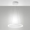 Fabas giotto lampadario moderno bianco led 36w 4000k dimmerabile