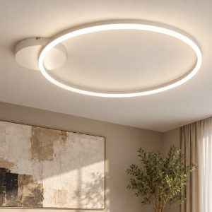 Fabas plafoniera moderna giotto led 36w 3000k dimmerabile