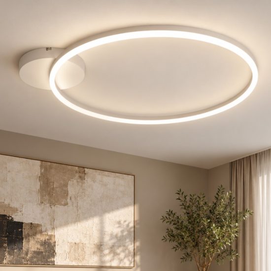 Fabas plafoniera moderna giotto led 36w 3000k dimmerabile