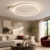 Fabas plafoniera moderna giotto led 36w 3000k dimmerabile