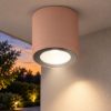 Faretto da esterno soffitto moderno cilindrico pesca vetro led 8,5w 3000k ip65
