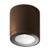 Faretto led 8,5w 3000k ip65 moderno da esterno soffitto cilindrico ruggine