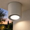 Faretto led 8,5w 3000k ip65 moderno da esterno soffitto cilindrico tortora
