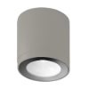 Faretto led 8,5w 3000k ip65 moderno da esterno soffitto cilindrico tortora