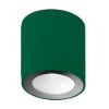 Faretto da esterno soffitto moderno cilindrico verde bosco led 8,5w 3000k ip65