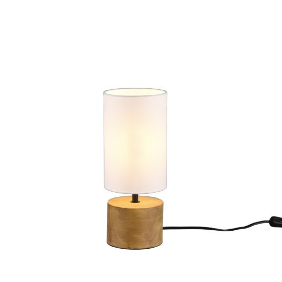 Lampada da tavolo per soggiorno naturale legno