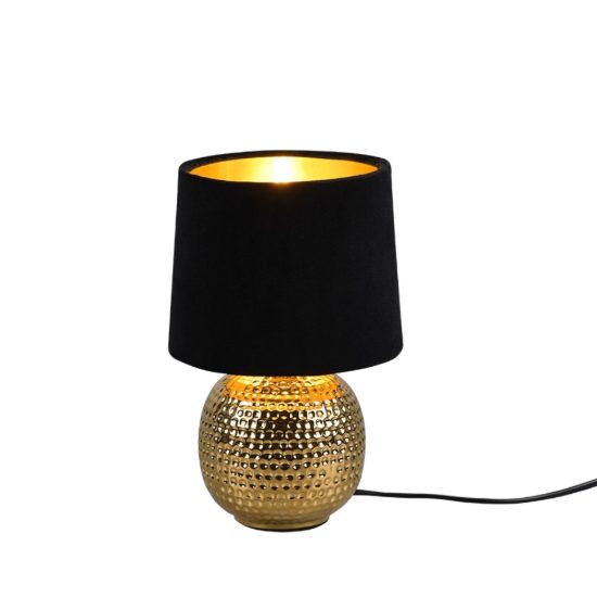 Abat-jour per camera da letto moderno oro nero