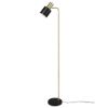 Lampada da terra per ufficio luce orientabile led 4w 2700k nero oro