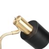 Lampada da scrivania per ufficio nera oro led 2700k
