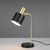 Lampada da scrivania per ufficio nera oro led 2700k