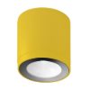 Faretto led 8,5w 3000k ip65 cilindrico moderno da esterno soffitto giallo girasole