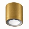Faretto da esterno soffitto led 8,5w 3000k ip65 cilindrico moderno oro opaco