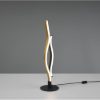 Lampada da tavolo design ottone led cct 2300k 4000k dimmerabile