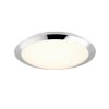 Plafoniera per bagno cromo led 3000k ip44