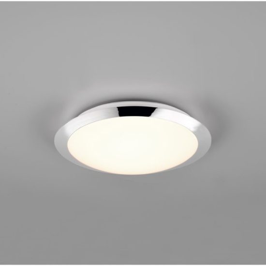 Plafoniera per bagno cromo led 3000k ip44