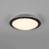 Plafoniera bagno led 12w 3000k ip44 nero opaco 29cm
