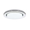Plafoniera moderna led cct 3000k 6000k bianca con telecomando