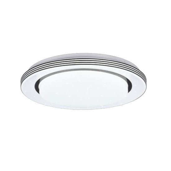 Plafoniera moderna led cct 3000k 6000k bianca con telecomando