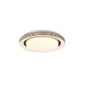 Plafoniera moderna led cct 3000k 6000k con telecomando nero opaco