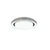 Plafoniera moderna led cct 3000k 6000k con telecomando nero opaco