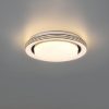 Plafoniera moderna led cct 3000k 6000k con telecomando nero opaco
