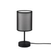 Abat-jour per camera da letto nero led 2700k