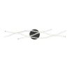 Plafoniera moderna led cct 2300k 4000k dimmerabile ottone nero
