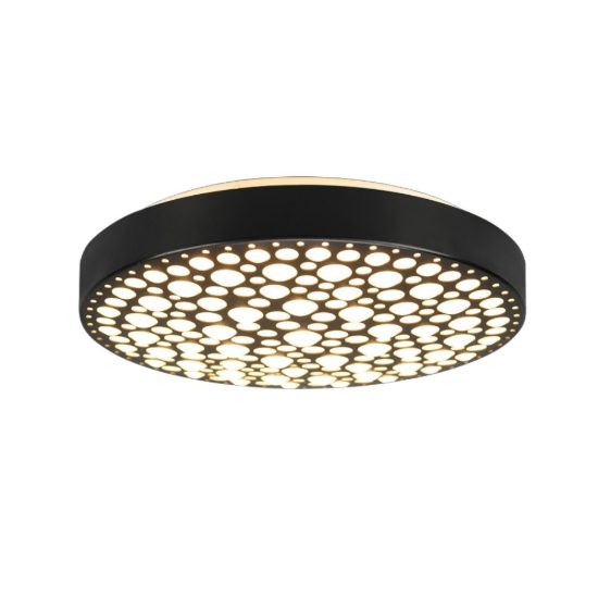 Plafoniera moderna led cct 2700k 6000k rgb con telecomando rotonda