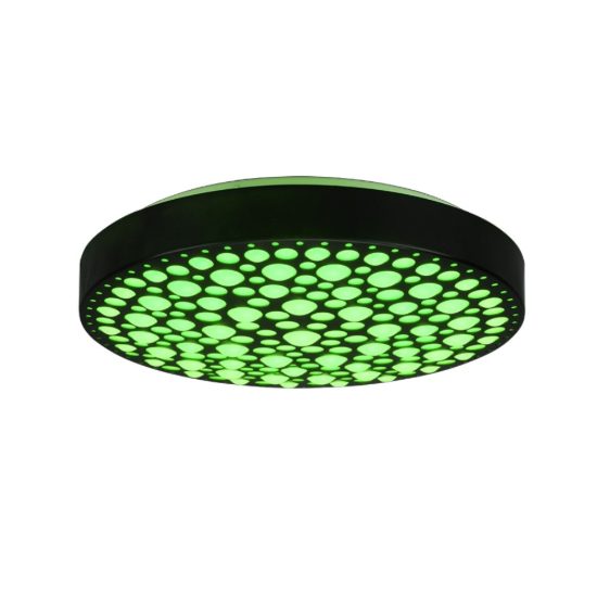 Plafoniera moderna led cct 2700k 6000k rgb con telecomando rotonda