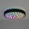 Plafoniera moderna led cct 2700k 6000k rgb con telecomando rotonda