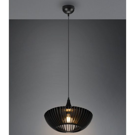 Lampadario a sospensione per soggiorno nero design
