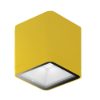Faretto led 8,5w 3000k ip65 cubico moderno da esterno soffitto giallo girasole
