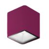 Faretto led 8,5w 3000k ip65 moderno da esterno soffitto cubico magenta