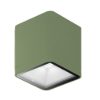 Faretto da esterno soffitto led 8,5w 3000k ip65 cubico moderno verde salvia