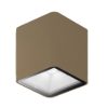 Faretto moderno da esterno soffitto cubico sabbia led 8,5w 3000k ip65