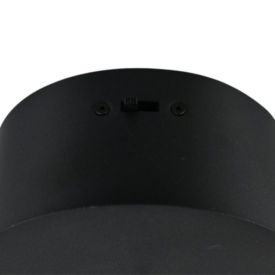 Lampada a sospensione led 8w cct 2300k 4000k dimmerabile nero opaco