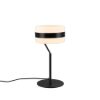 Lampada da tavolo nera per salotto led cct 2300k 4000k