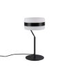 Lampada da tavolo nera per salotto led cct 2300k 4000k