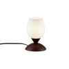 Lampada da comodino camera da letto marrone ruggine