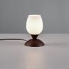 Lampada da comodino camera da letto marrone ruggine