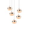 Lampadario per tavolo da pranzo led cct 2300k 4000k dimmerabile 5 luci