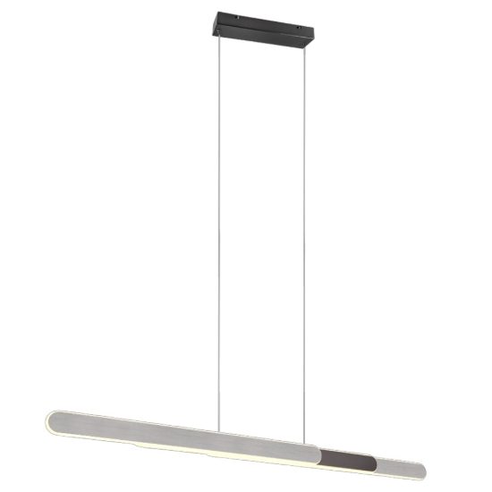 Lampadario per ufficio led cct 2700k 6500k alluminio nero
