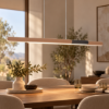 Lampadario moderno per tavolo da pranzo caffè led cct 2700k 6500k