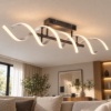 Plafoniera moerna spirale led 41w cct 2300k 4000k dimmerabile