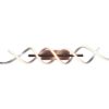 Plafoniera moerna spirale led 41w cct 2300k 4000k dimmerabile