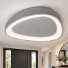 Plafoniera led 30w cct 3000k 4000k plettro moderna grigio perla