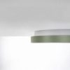 Plafoniera led 30w cct 3000k 4000k plettro moderna verde salvia 35cm
