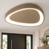 Plafoniera design moderna plettro sabbia led 30w cct 3000k 4000k
