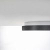 Plafoniera moderna plettro antracite led 30w cct 3000k 4000k 35cm