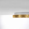 Plafoniera led 30w cct 3000k 4000k moderna plettro foglia oro